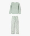 Pyjama en velours à motifs papillons et étoiles fille